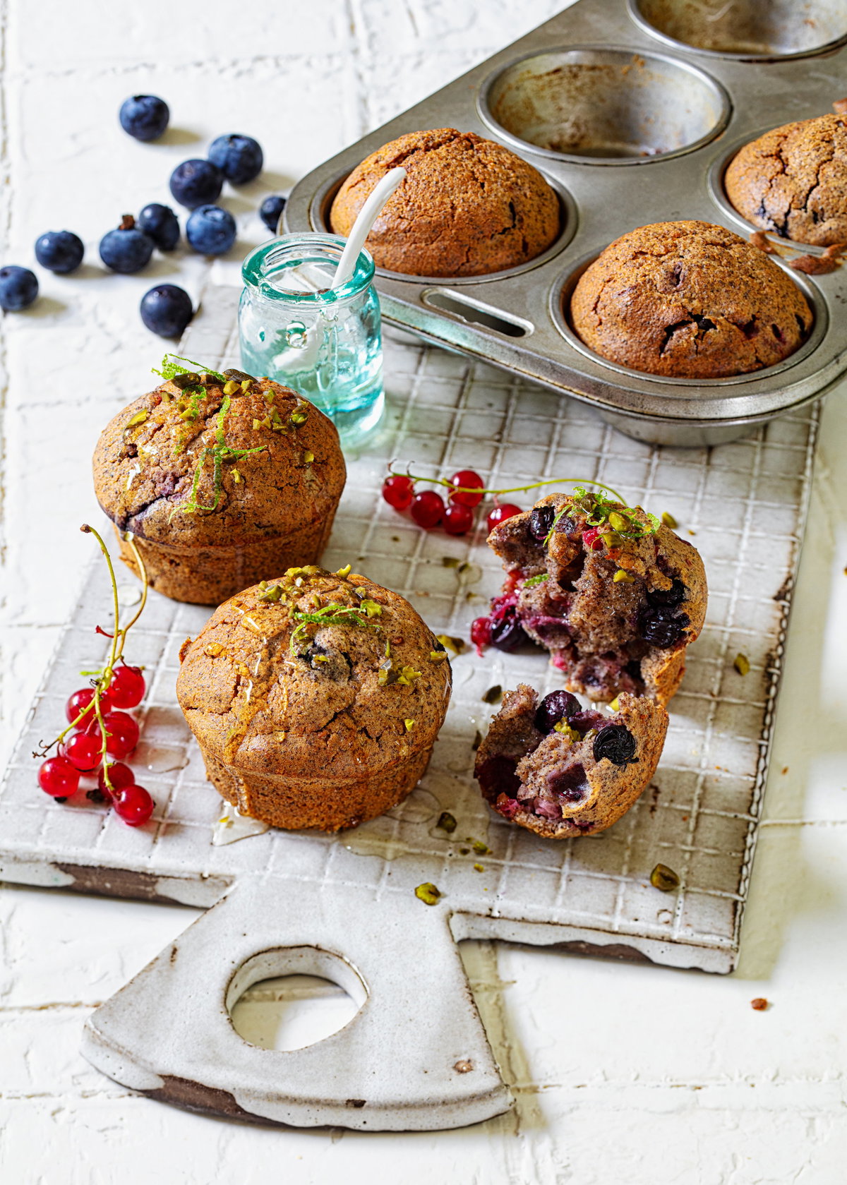 Beeren Mohn Muffins 1