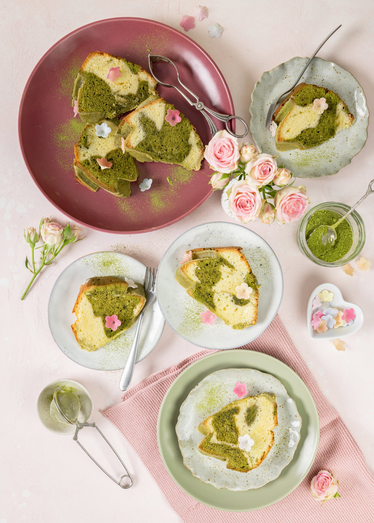 Matcha Marmorkuchen 2