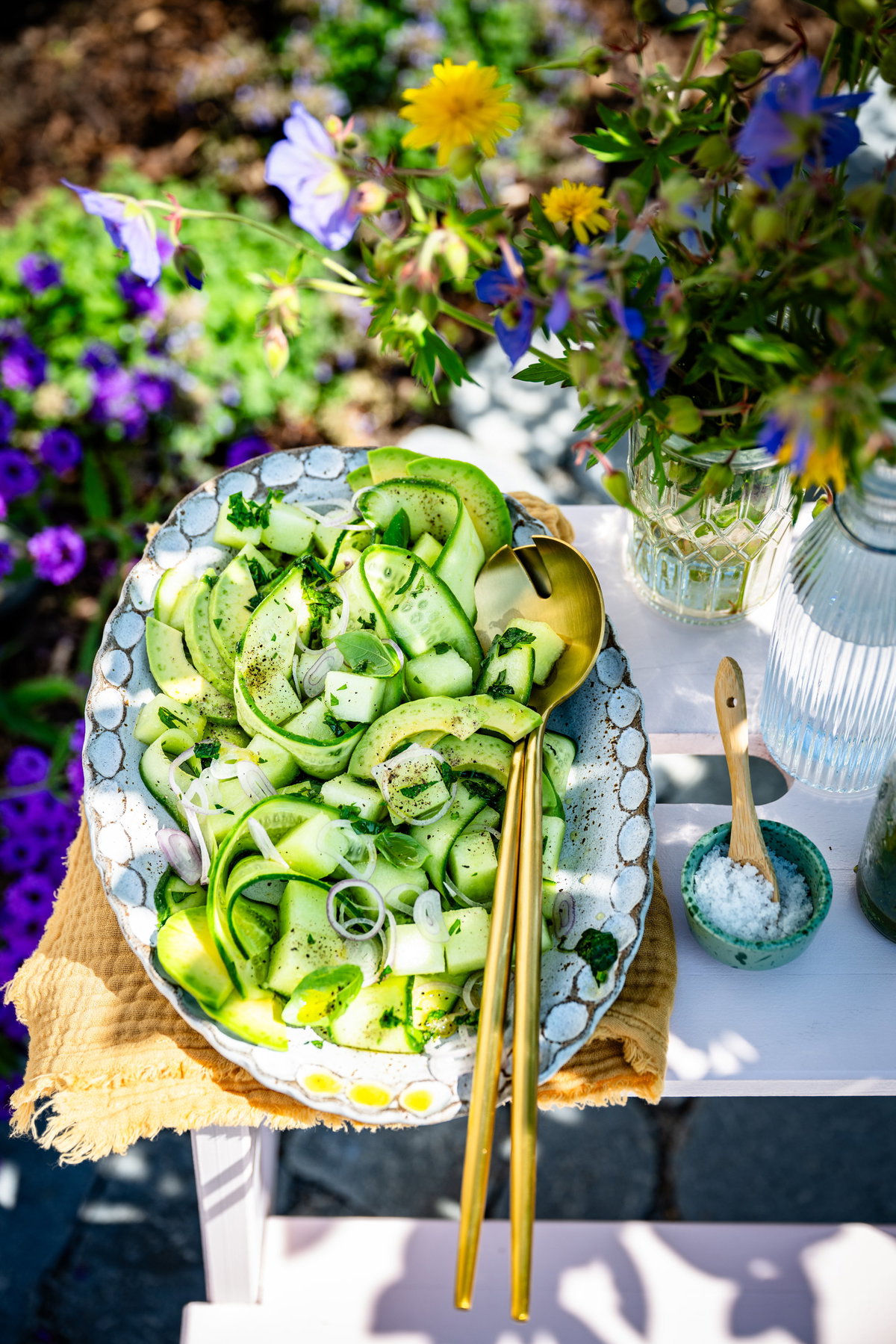 Melonen Gurkensalat 2