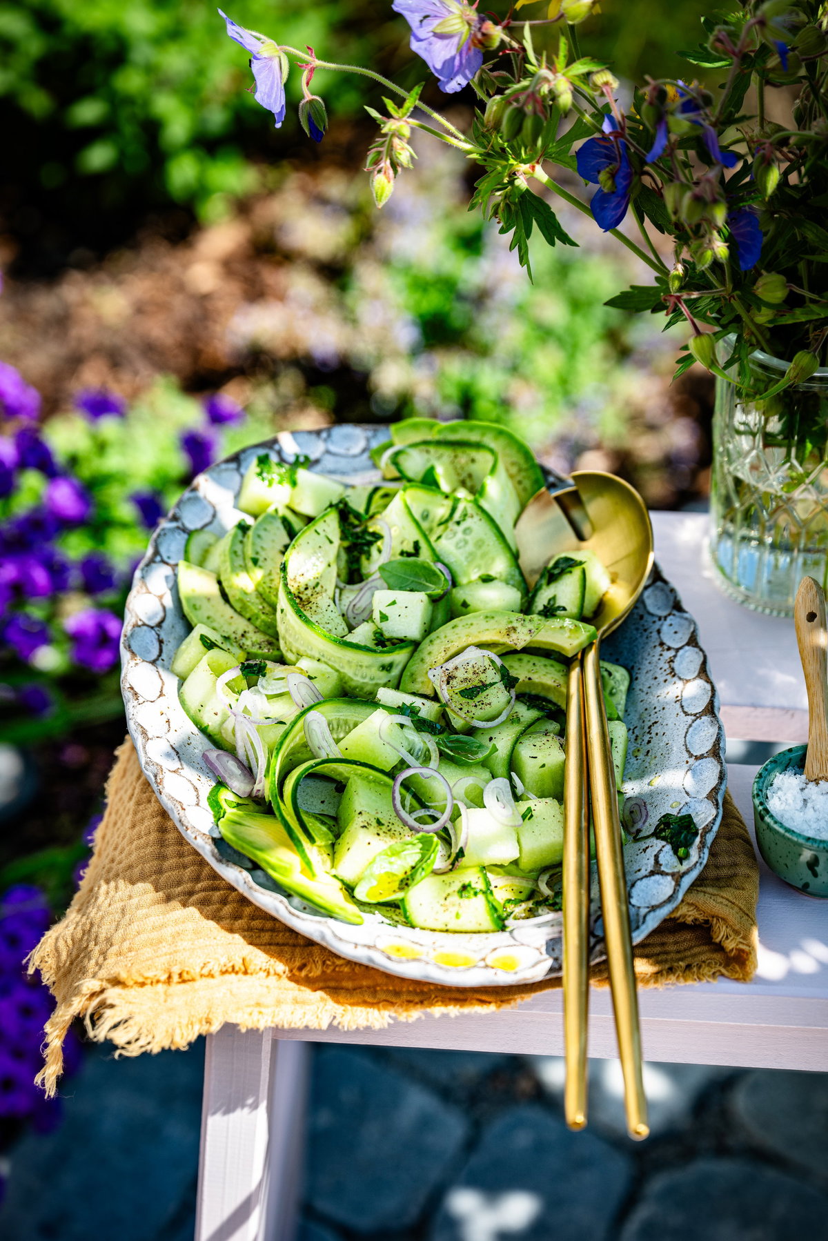 Melonen Gurkensalat 3