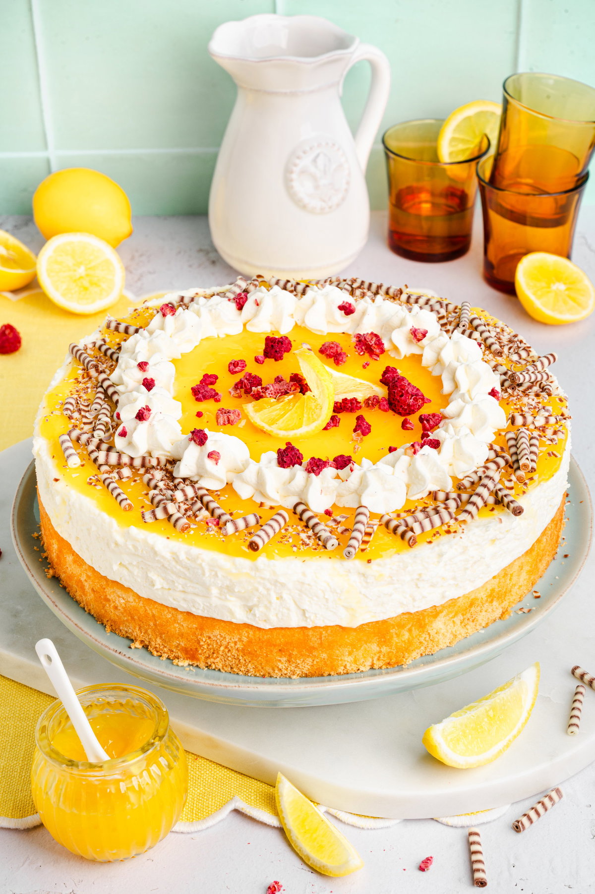 Zitronen Joghurt Torte 1