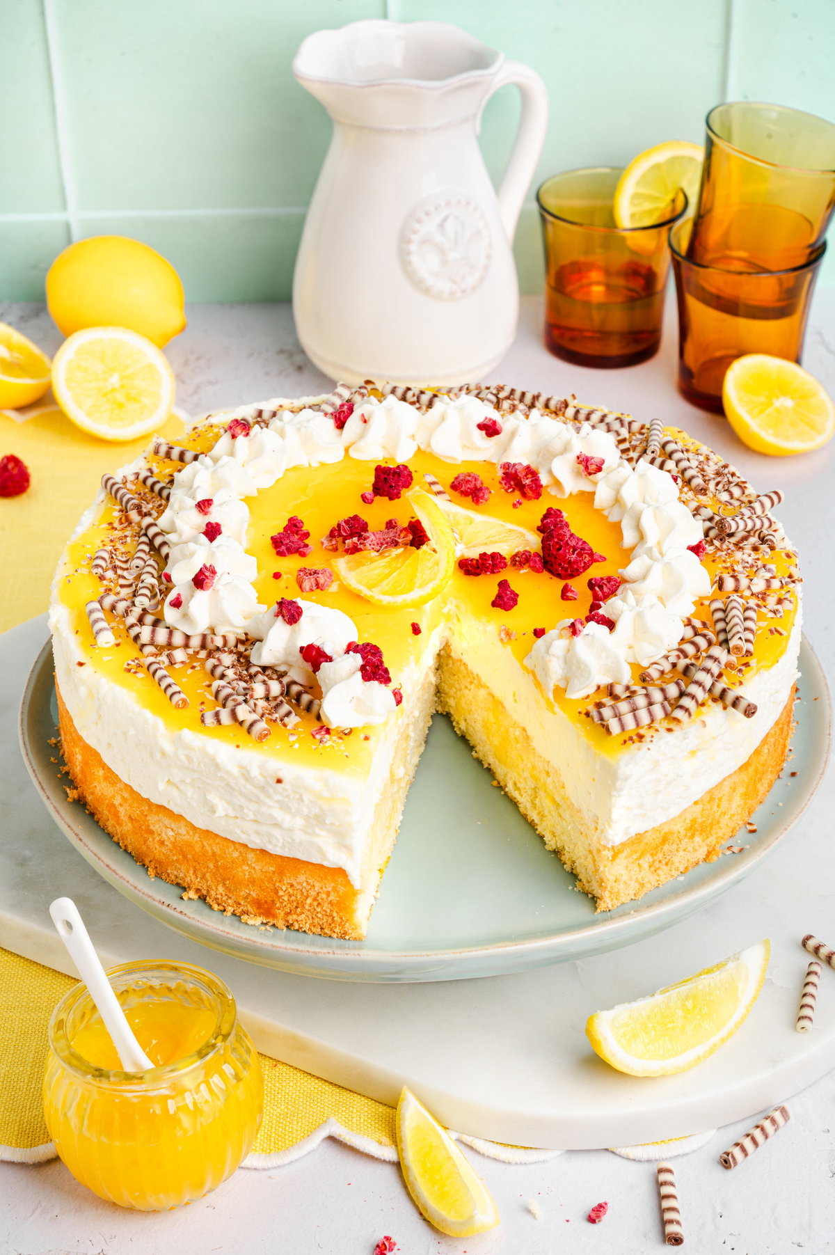 Zitronen Joghurt Torte 2