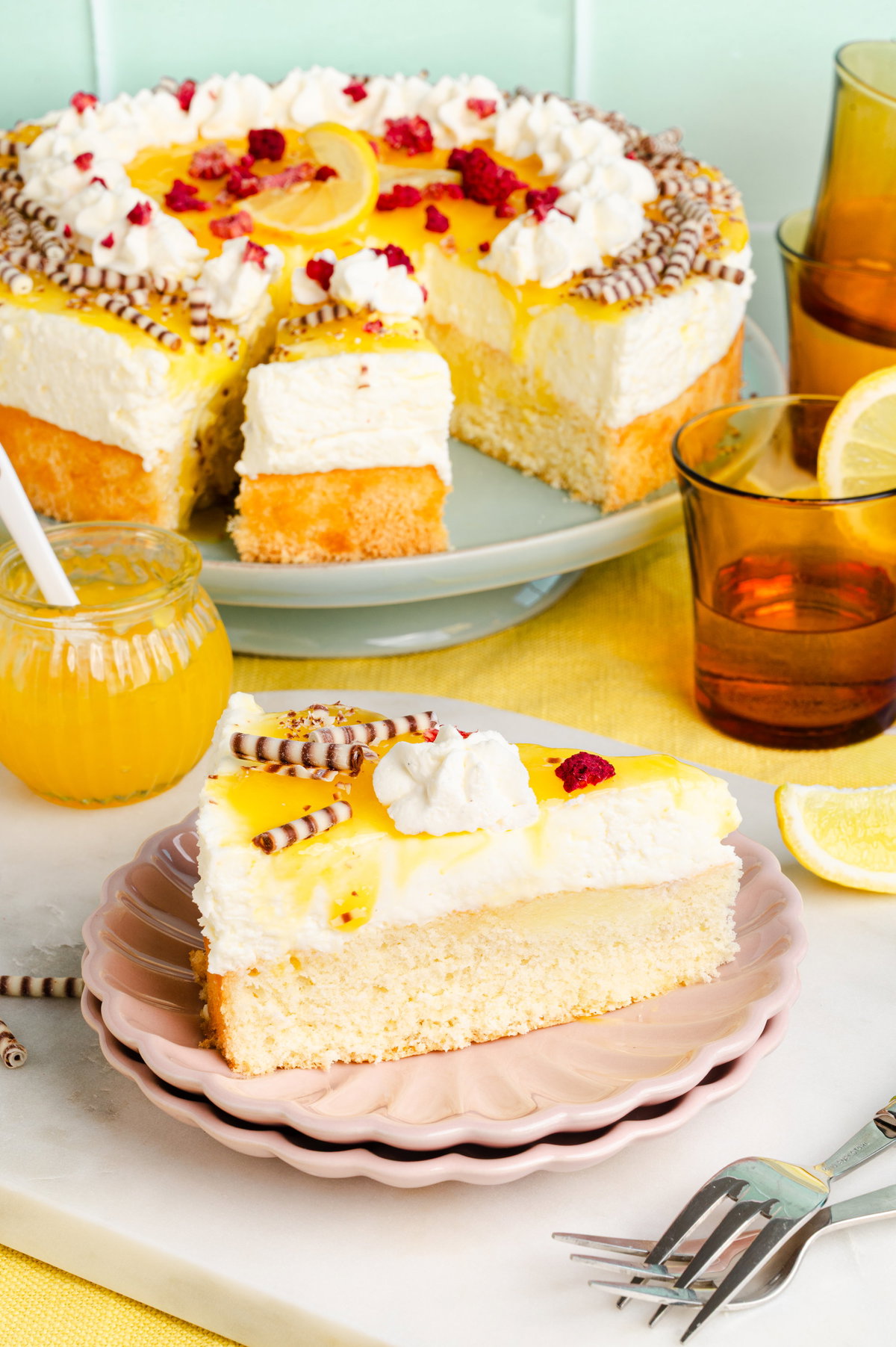 Zitronen Joghurt Torte 3