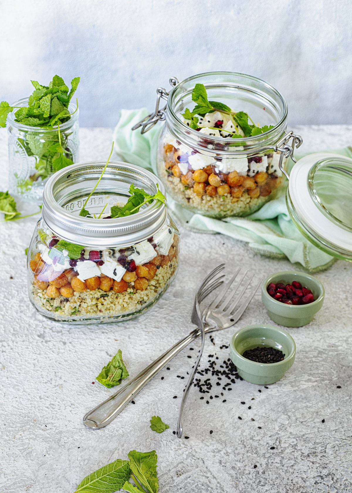Couscous Salat Kichererbsen 1
