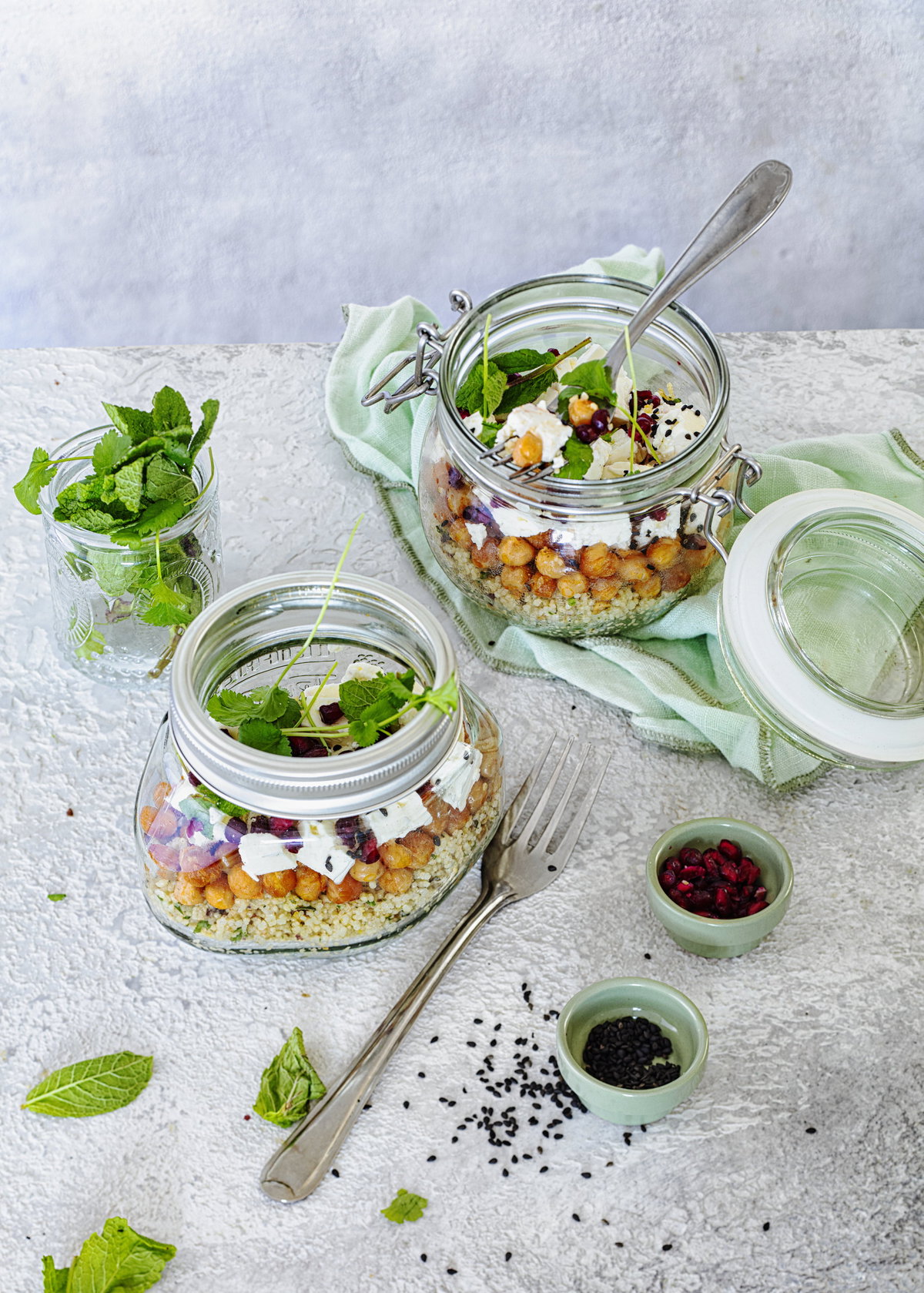 Couscous Salat Kichererbsen 2
