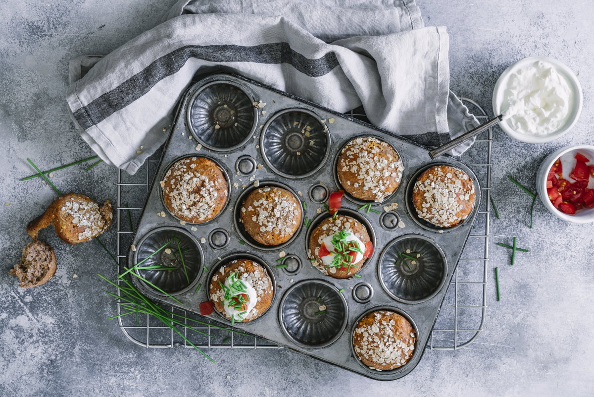 Vollkorn Skyr Muffins Quer